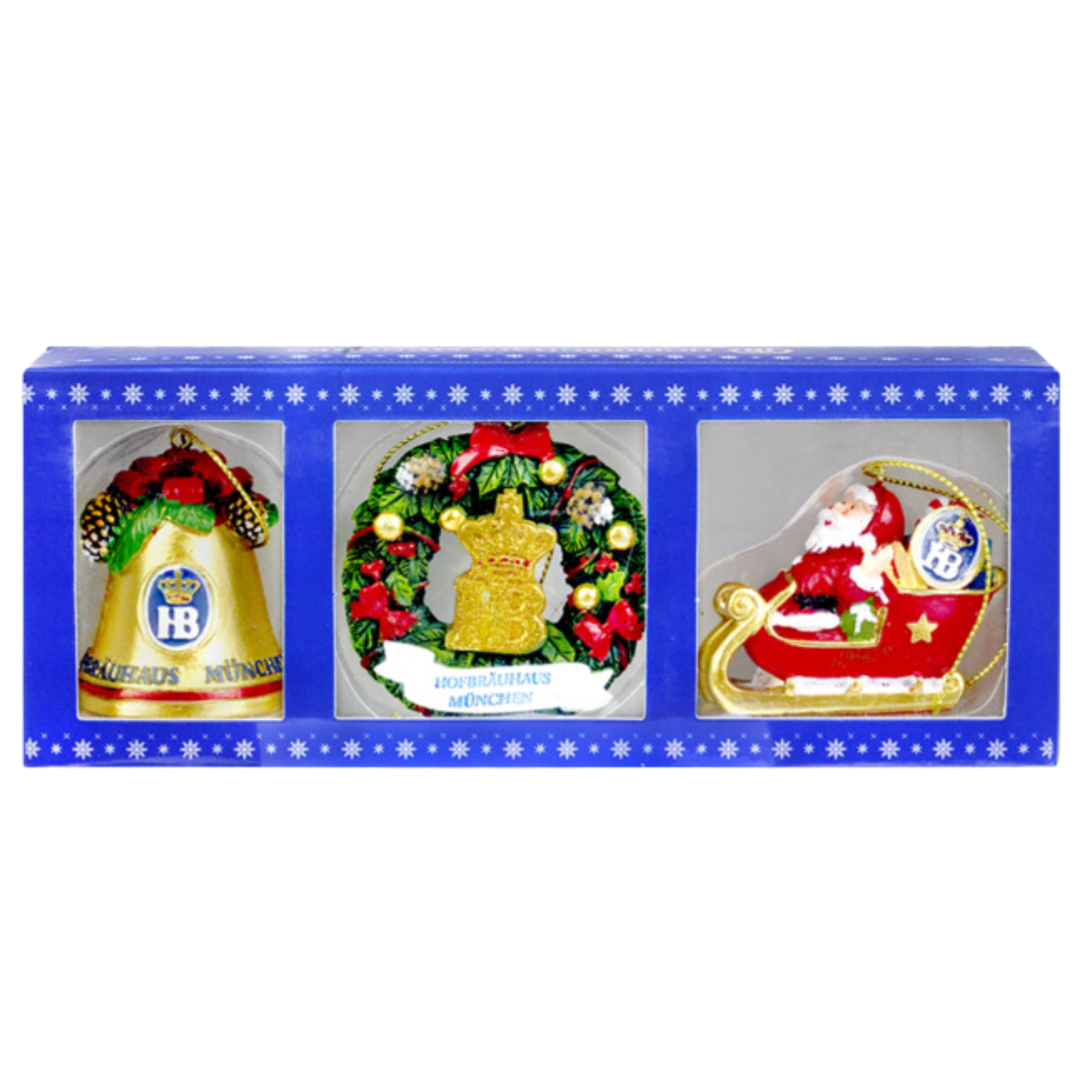 Christmas Ornaments „Hofbräu Weihnacht“ Set of 3